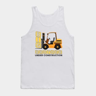 Announcement Baby Promoted to Big brother Under Construction Tank Top